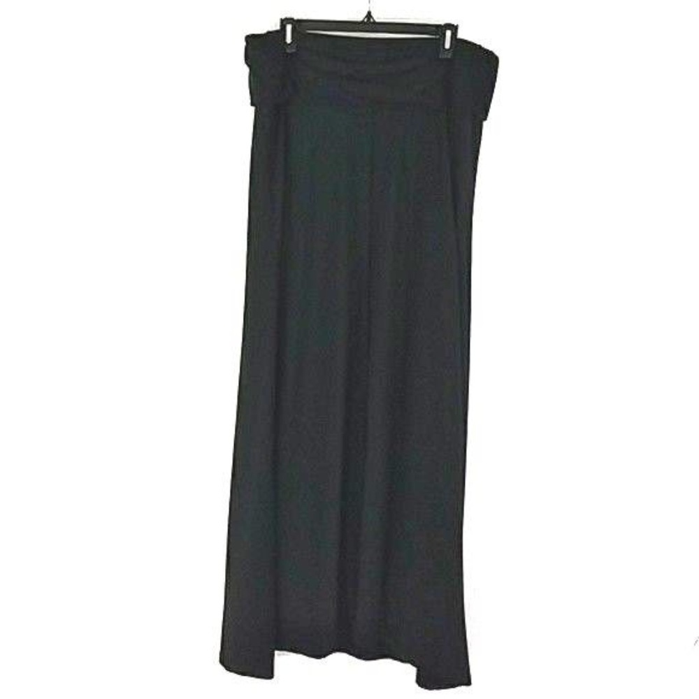 Torrid Long stretch topless lined black dress 1X